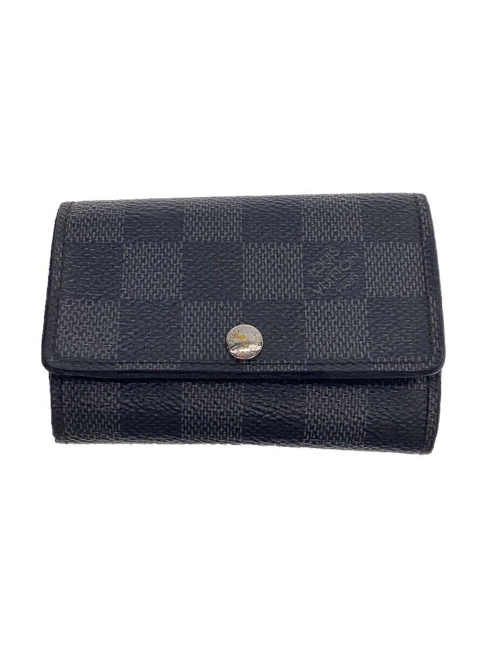 LOUIS VUITTON Multicles Graphite Black Leather Black